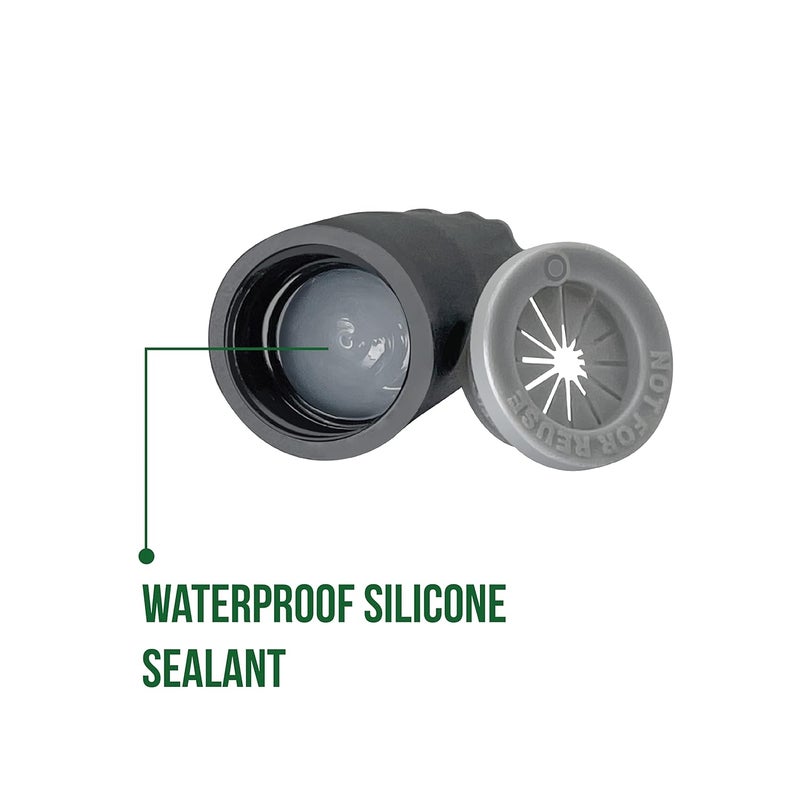 GKOLED Waterproof Wire Connectors, Silicone Filled Outdoor Electrical Screw Terminals for Low Voltage LED Landscape Lights, Wire Caps Compatible with 22AWG-12AWG, Irrigation Valves, Dark Gray, 30-Pack - Image 4